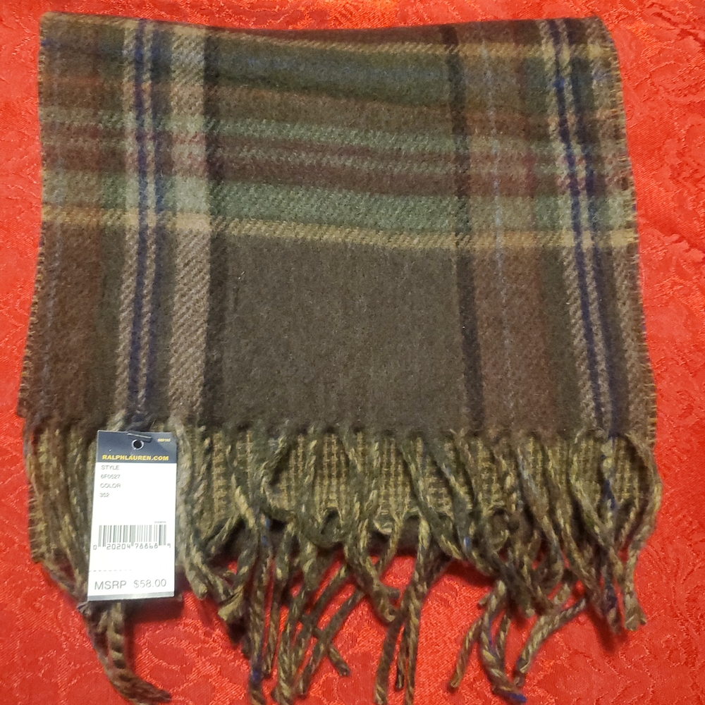 Ralph Lauren Multicolor Wool Scarf
